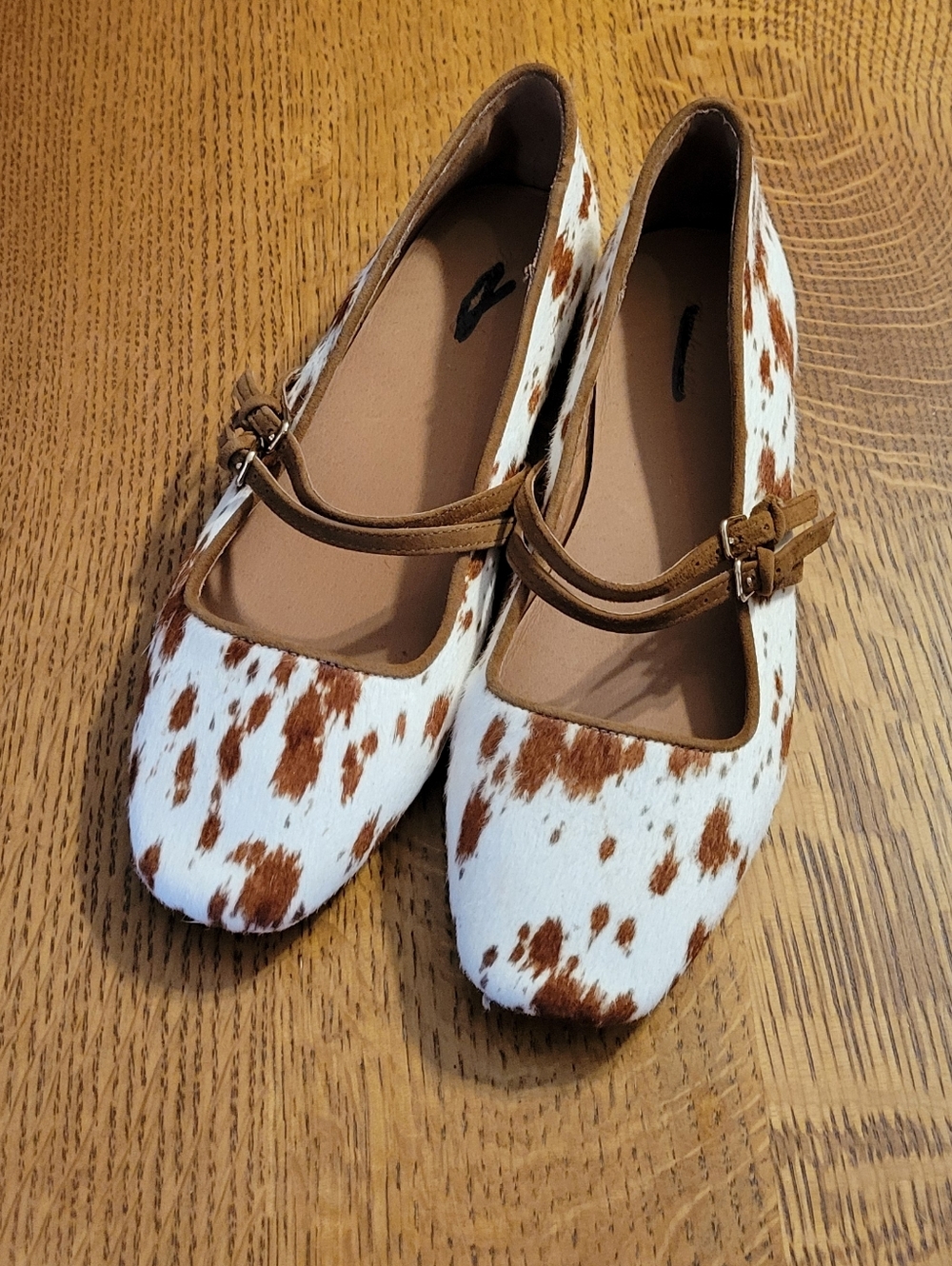 Madewell Greta Haircalf Ballet Flats - Russet Brown spotted - Picture 4 of 10